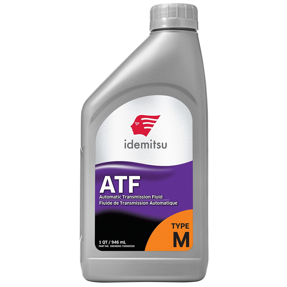 Idemitsu 30040092-75000C020 Type-M Automatic Transmission Fluid (ATF), 1 Quart