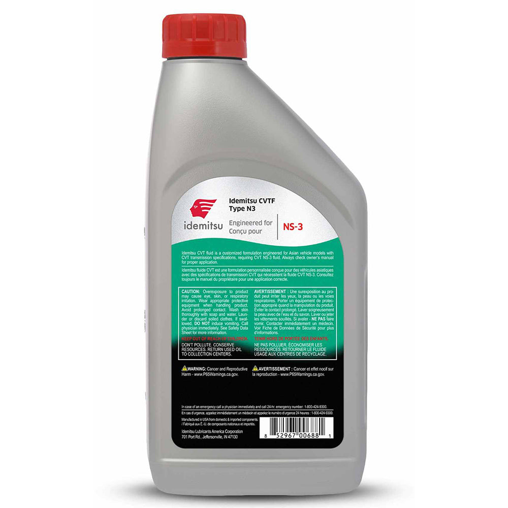 Idemitsu 30041102-75000C020 Type-N3 Automatic Transmission Fluid (ATF), 1 Quart