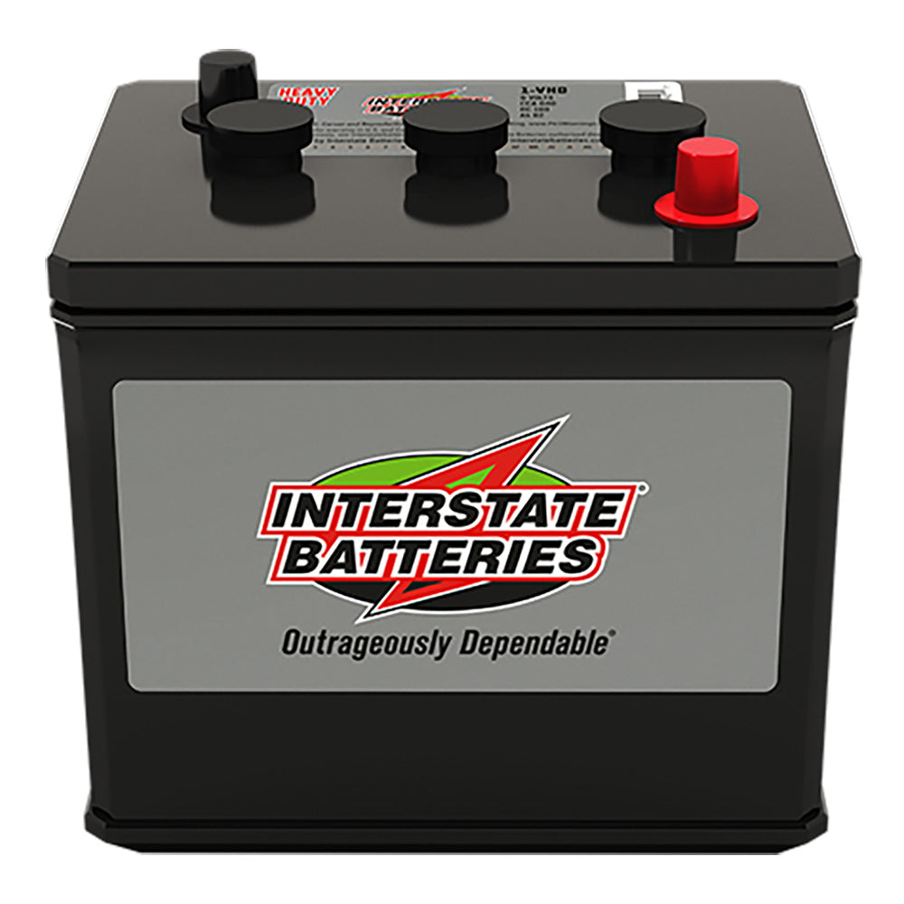 Interstate 1-VHD Commercial Flooded Battery (Group 1) CORE FEE Included! Replaces Deka 901MF