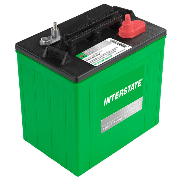 Interstate GC2-HCL-UT 6 Volt Flooded Golf Car Battery (Group GC2) CORE FEE Included!