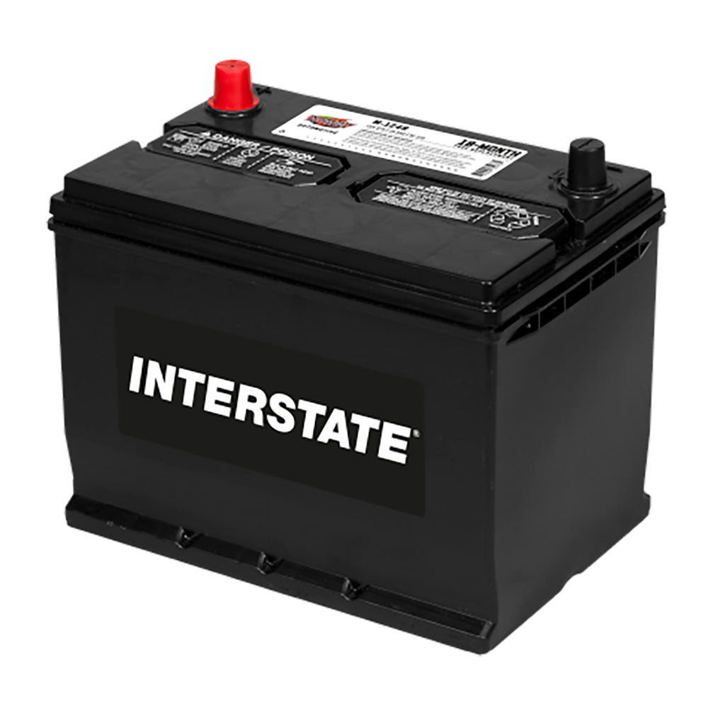 Interstate M-124R Flooded Automotive Battery (Group 124R) CORE FEE Included!