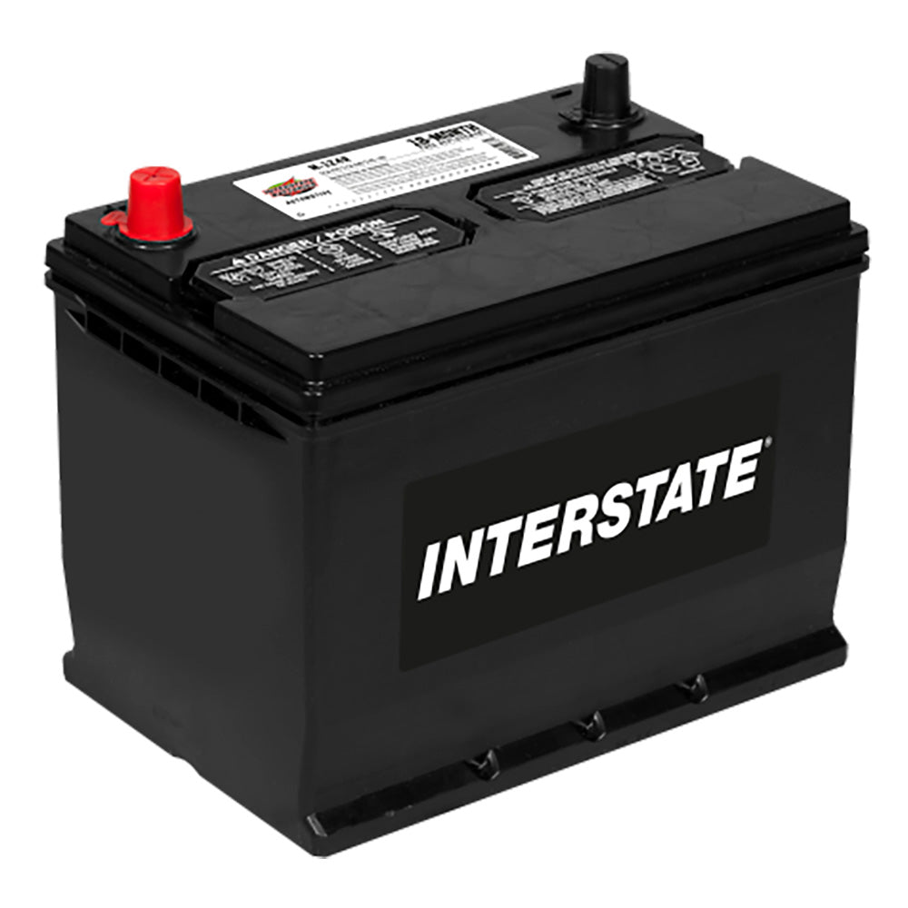 Interstate M-124R Flooded Automotive Battery (Group 124R) CORE FEE Included!