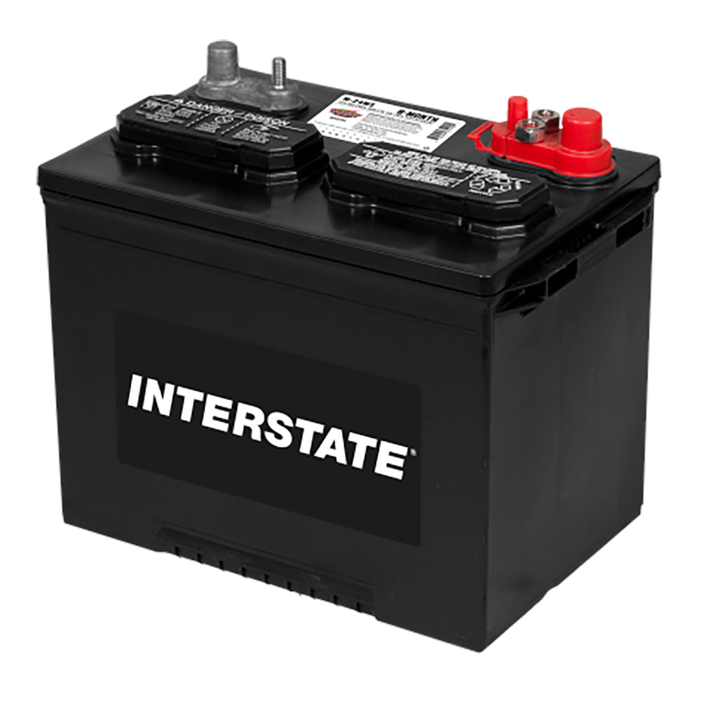 Interstate M-24MS Flooded Automotive Battery (Group 24M) CORE FEE Included!