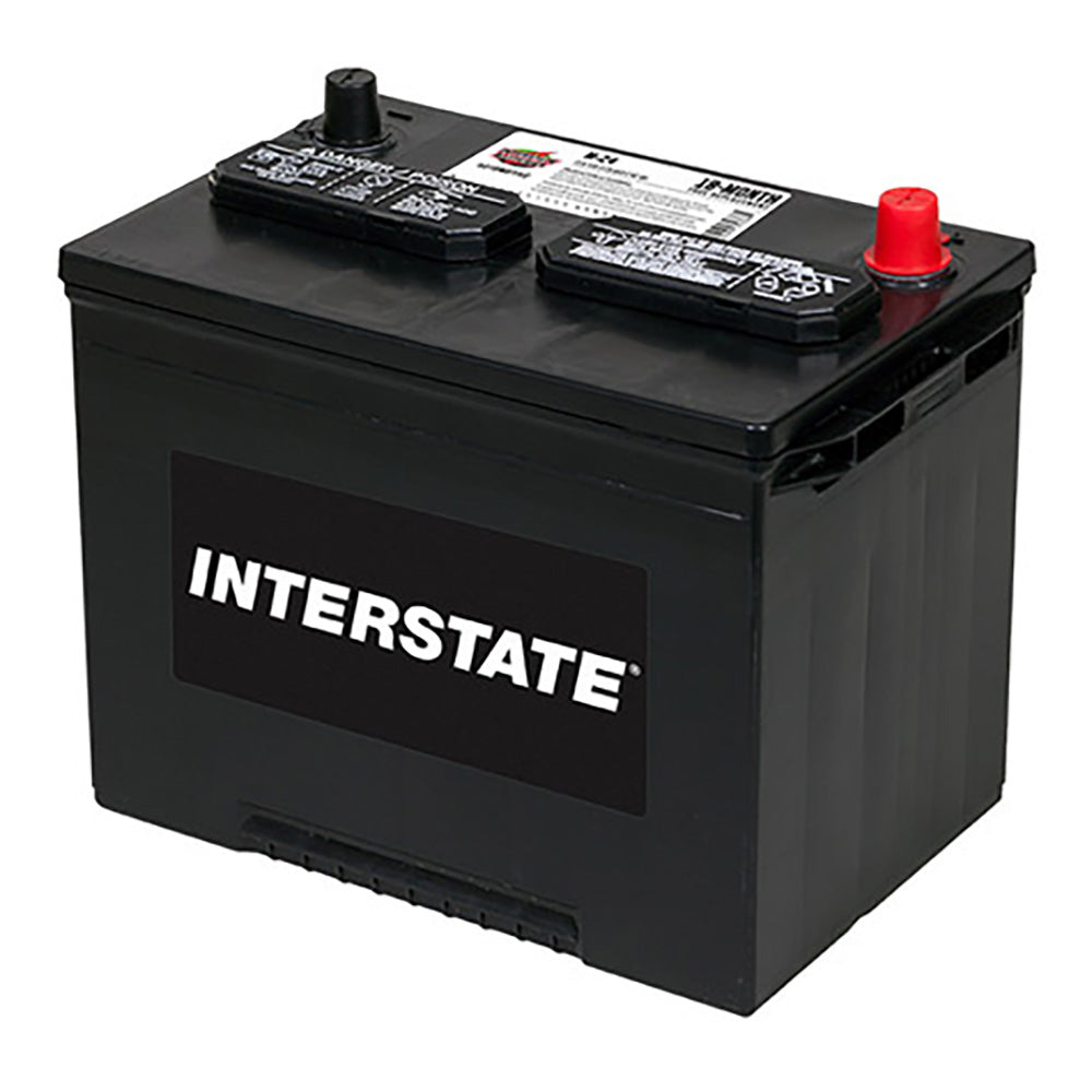 Interstate M-24 Flooded Automotive Battery (Group 24) CORE FEE Included!