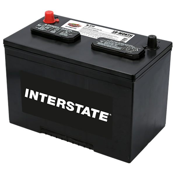 Interstate M-27F Flooded Automotive Battery (Group 27F) CORE FEE Included!