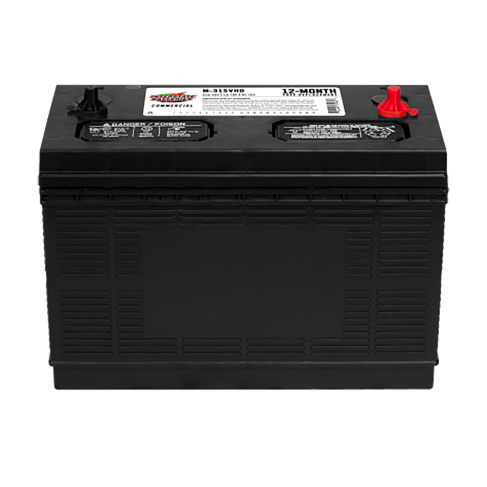 Interstate M-31SVHD Flooded Commercial Battery (Group 31T) CORE FEE Included!