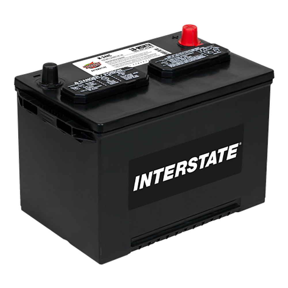 Interstate M-34HC Flooded Automotive Battery (Group 34) CORE FEE Included!