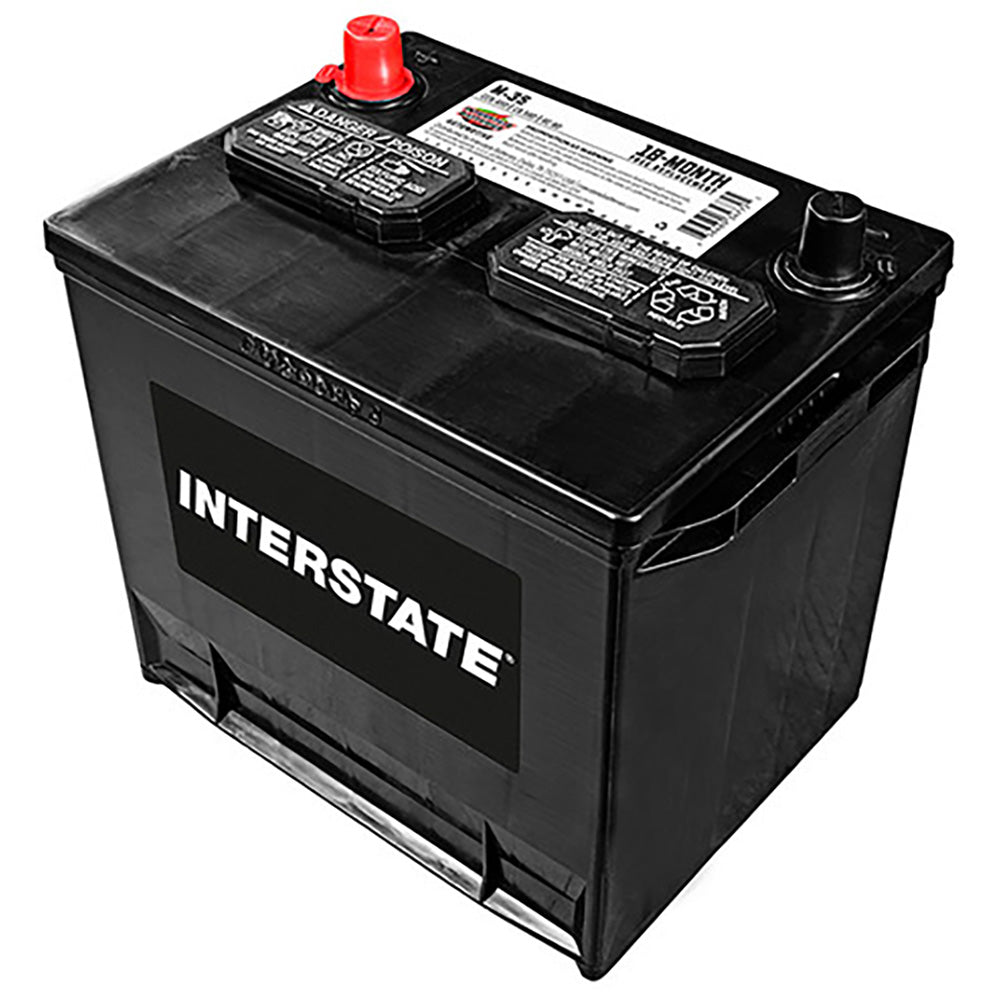 Interstate M-35 Flooded Automotive Battery (Group 35) CORE FEE Included!