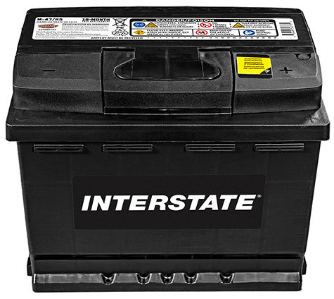 Interstate M-47/H5 Flooded Automotive Battery (Group H5) CORE FEE Included!