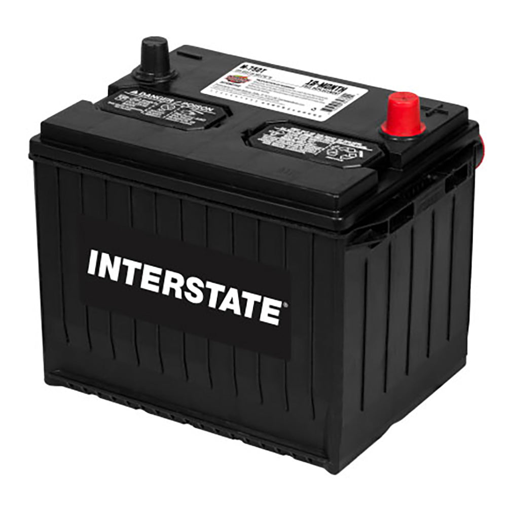 Interstate M-75DT Flooded Automotive Battery (Group 75) CORE FEE Included!