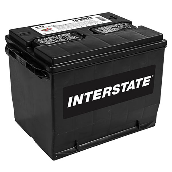 Interstate M-75 Flooded Automotive Battery (Group 75) CORE FEE Included!