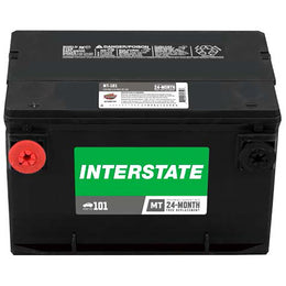 Interstate MT-101 Flooded Automotive Battery (Group 101) CORE FEE Included!