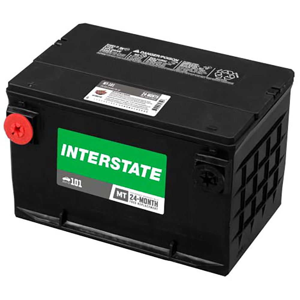 Interstate MT-101 Flooded Automotive Battery (Group 101) CORE FEE Included!