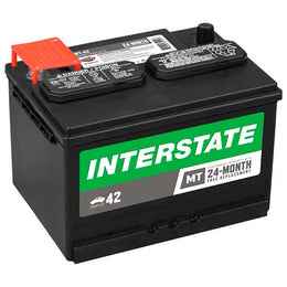 Interstate MT-42 Flooded Automotive Battery (Group 42) CORE FEE Included!