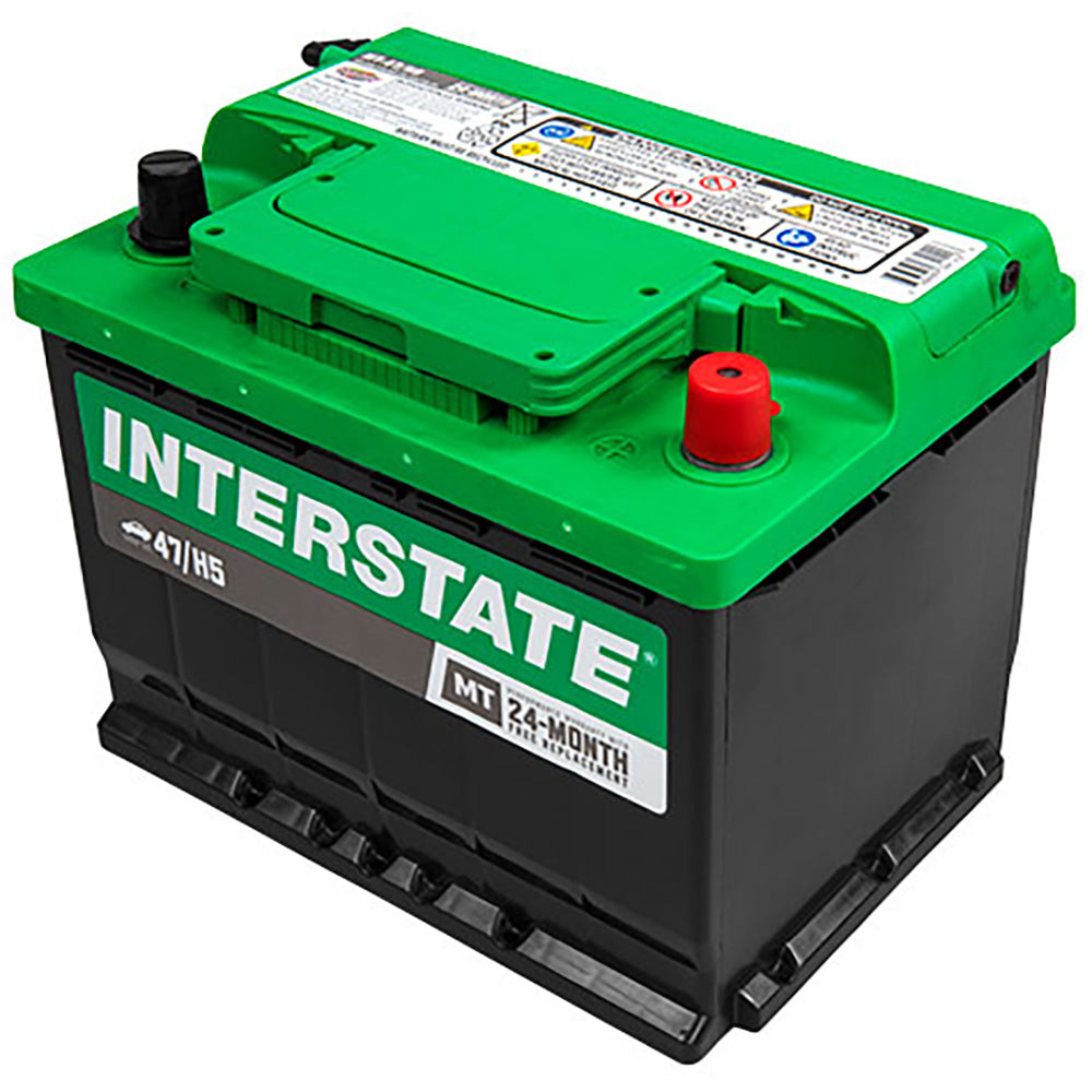 Interstate MT-47/H5 Flooded Automotive Battery (Group H5) CORE FEE Included!