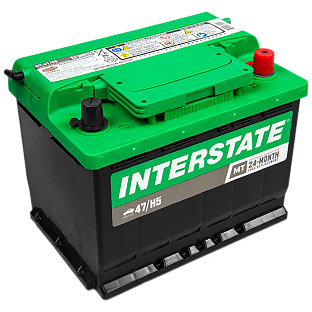 Interstate MT-47/H5 Flooded Automotive Battery (Group H5) CORE FEE Included!