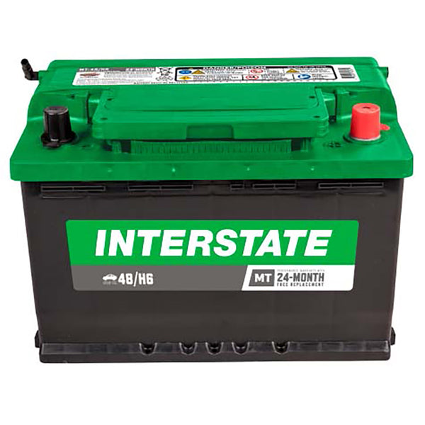 Interstate MT-48/H6 Flooded Automotive Battery (Group H6) CORE FEE Included!