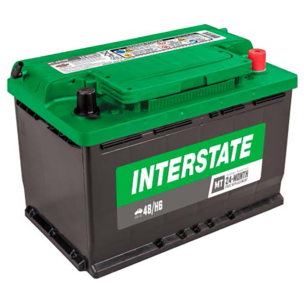 Interstate MT-48/H6 Flooded Automotive Battery (Group H6) CORE FEE Included!