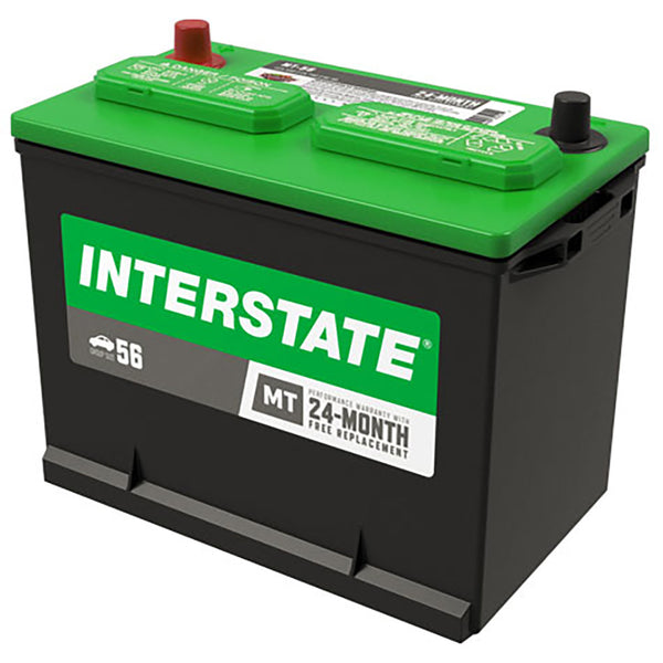 Interstate MT-56 Flooded Automotive Battery (Group 56) CORE FEE Included!