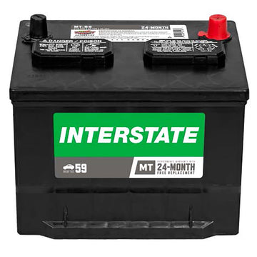 Interstate MT-59 Flooded Automotive Battery (Group 59) CORE FEE Included!