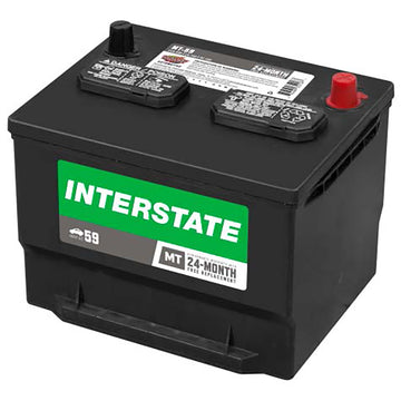 Interstate MT-59 Flooded Automotive Battery (Group 59) CORE FEE Included!