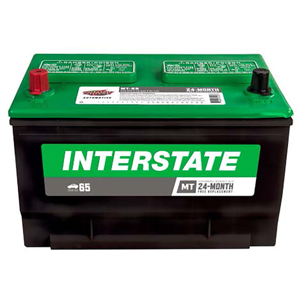 Interstate MT-65 Flooded Automotive Battery (Group 65) CORE FEE Included!