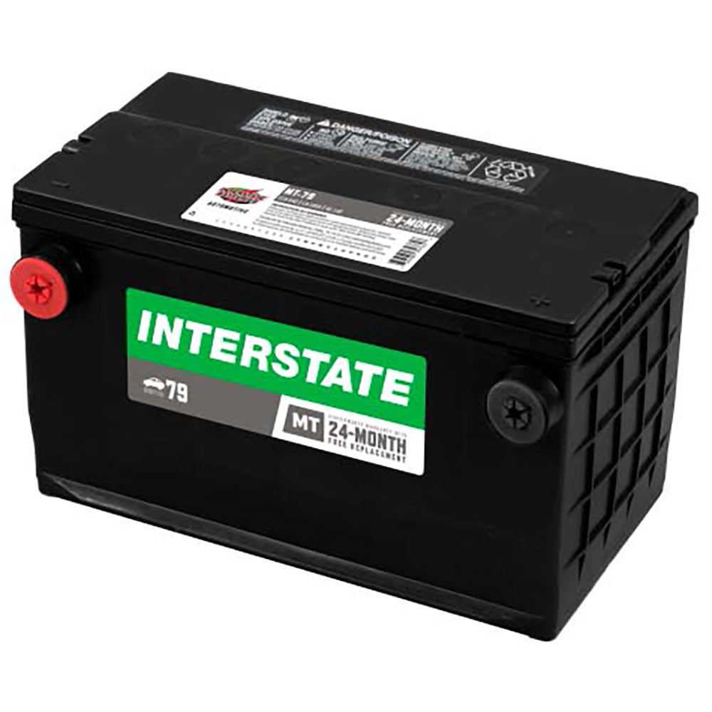 Interstate MT-79 Flooded Automotive Battery (Group 79) CORE FEE Included!