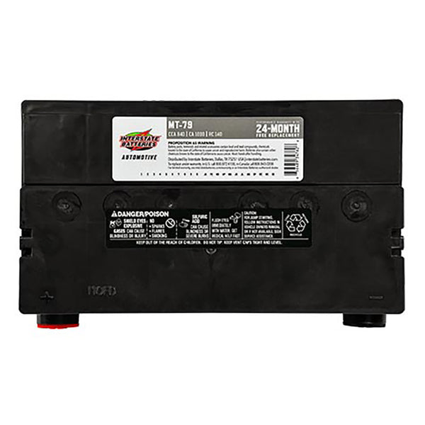 Interstate MT-79 Flooded Automotive Battery (Group 79) CORE FEE Included!