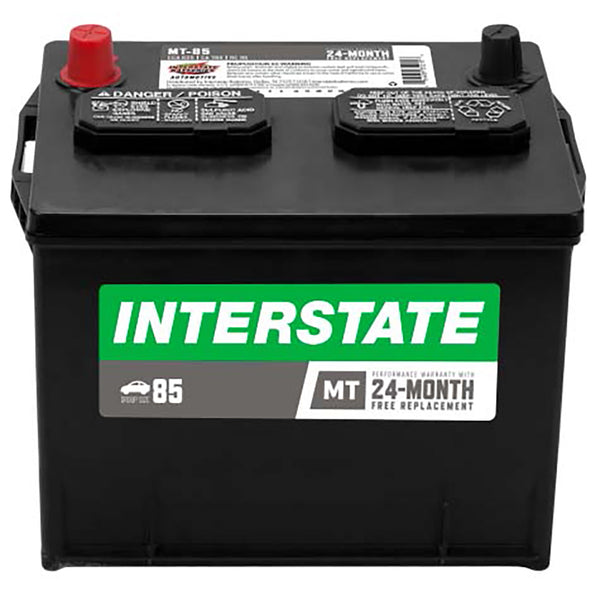 Interstate MT-85 Flooded Automotive Battery (Group 85) CORE FEE Included!