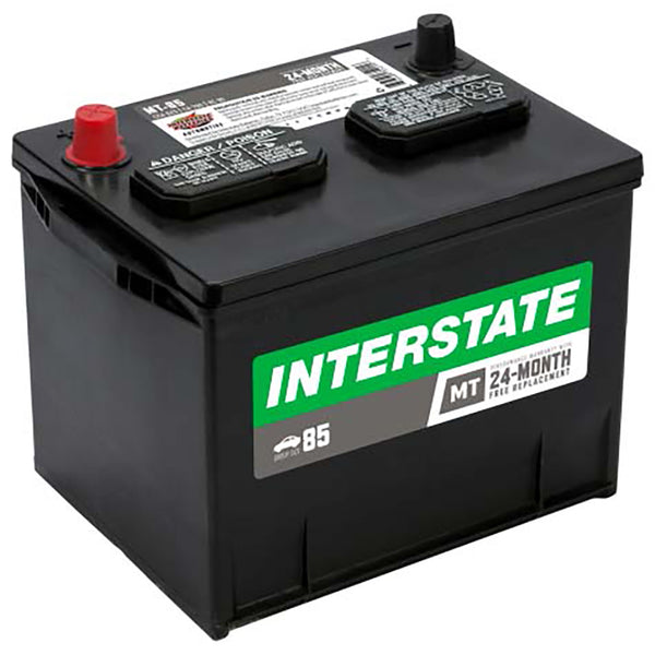 Interstate MT-85 Flooded Automotive Battery (Group 85) CORE FEE Included!