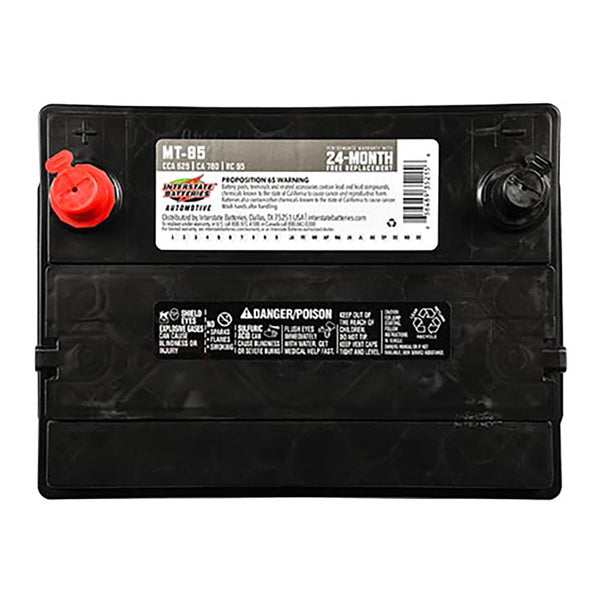 Interstate MT-85 Flooded Automotive Battery (Group 85) CORE FEE Included!