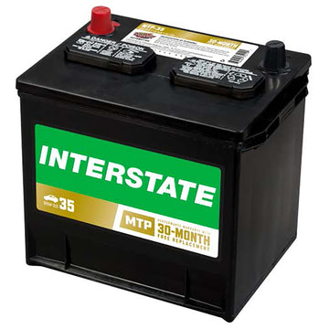 Interstate MTP-35 Flooded Automotive Battery (Group 35) CORE FEE Included!