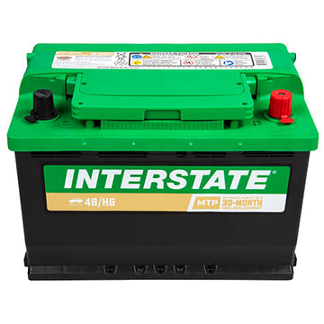 Interstate MTP-48/H6 Flooded Automotive Battery (Group H6) CORE FEE Included!
