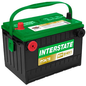 Interstate MTP-78DT Flooded Automotive Battery (Group 78DT) CORE FEE Included!