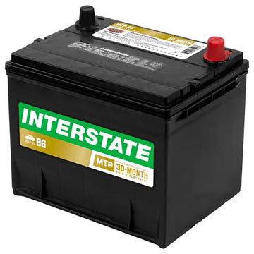 Interstate MTP-86 Flooded Automotive Battery (Group 86) CORE FEE Included!