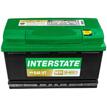 Interstate MTP-94R/H7 Flooded Automotive Battery (Group H7) CORE FEE Included!