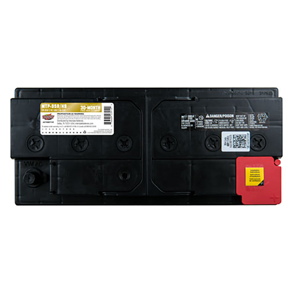 Interstate MTP-95R/H9 Flooded Automotive Battery (Group H9) CORE FEE Included!
