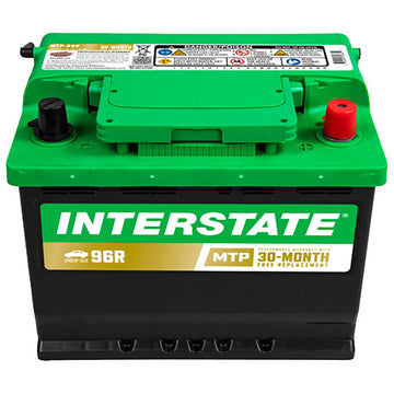 Interstate MTP-96R Flooded Automotive Battery (Group 96R) CORE FEE Included!