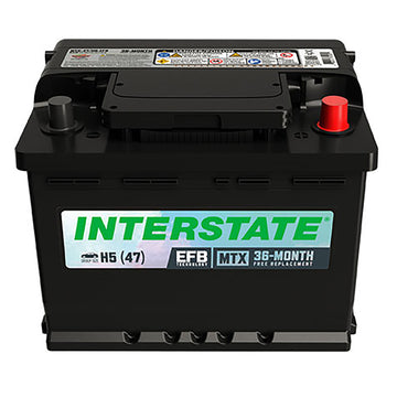 Interstate MTX-47/H5-EFB AGM Automotive Battery (Group H5) CORE FEE Included!