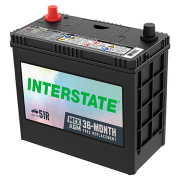 Interstate MTX-51R AGM Automotive Battery (Group 51R) CORE FEE Included!
