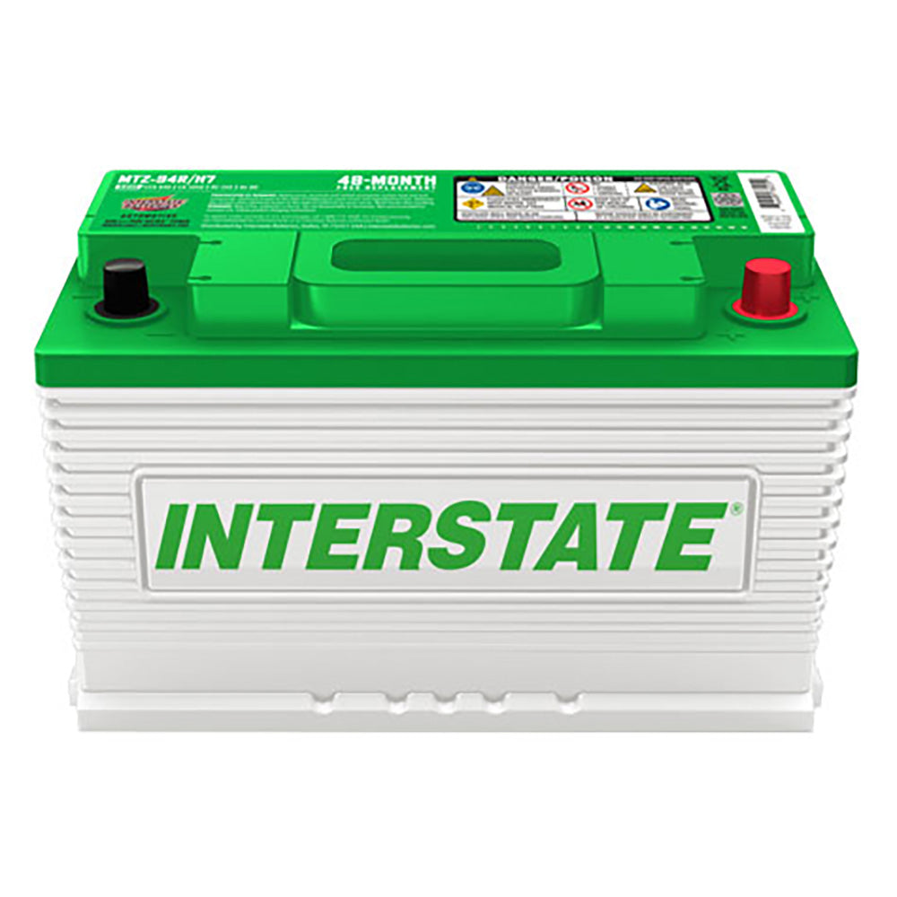 Interstate MTZ-94R/H7 AGM Automotive Battery (Group H7) CORE FEE Included!