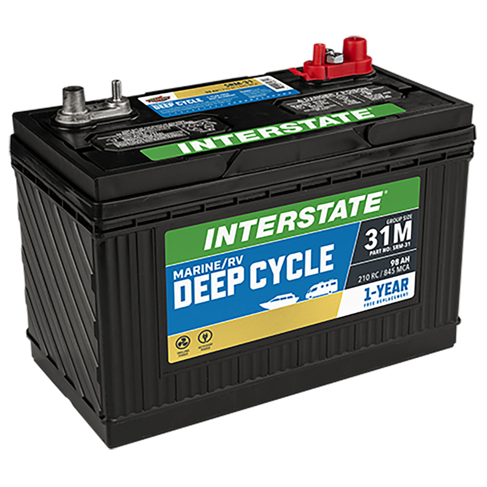 Interstate SRM-31 Deep Cycle Battery(Group 31M) CORE FEE INCLUDED!