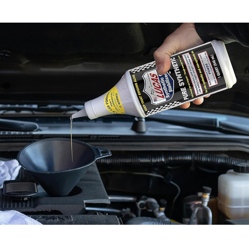 thumbnail image 2 of Lucas Oil 10131 Pure Synthetic Motor & Gear Oil Stabilizer Additive (4 Gallon Case) 2 of 5