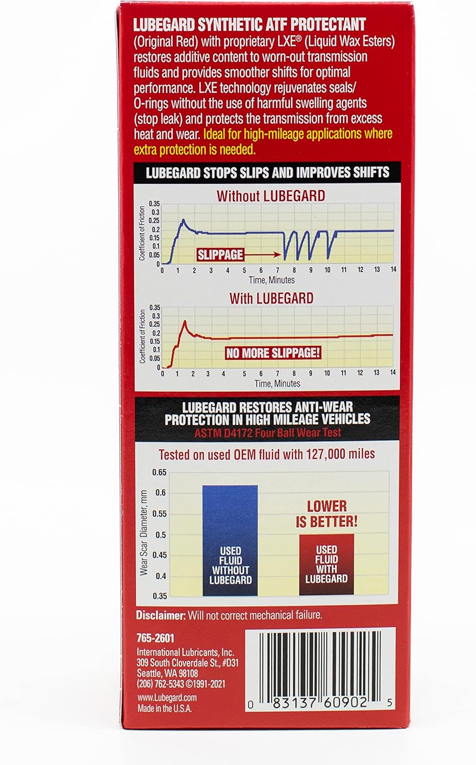 Lubegard 60902 Automatic Transmission Fluid Protectant, 10 oz