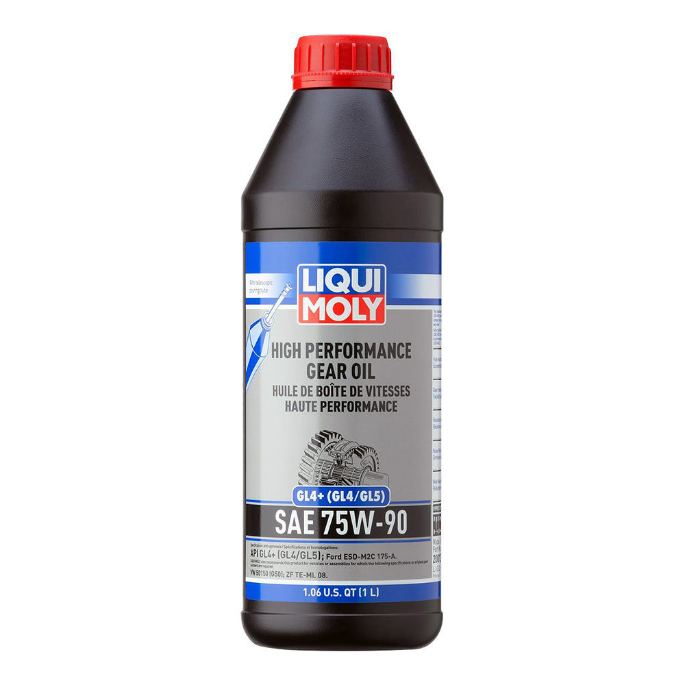 Liqui Moly 20012 High Performance Gear Oil (GL4+) SAE 75W-90, 1 Liter