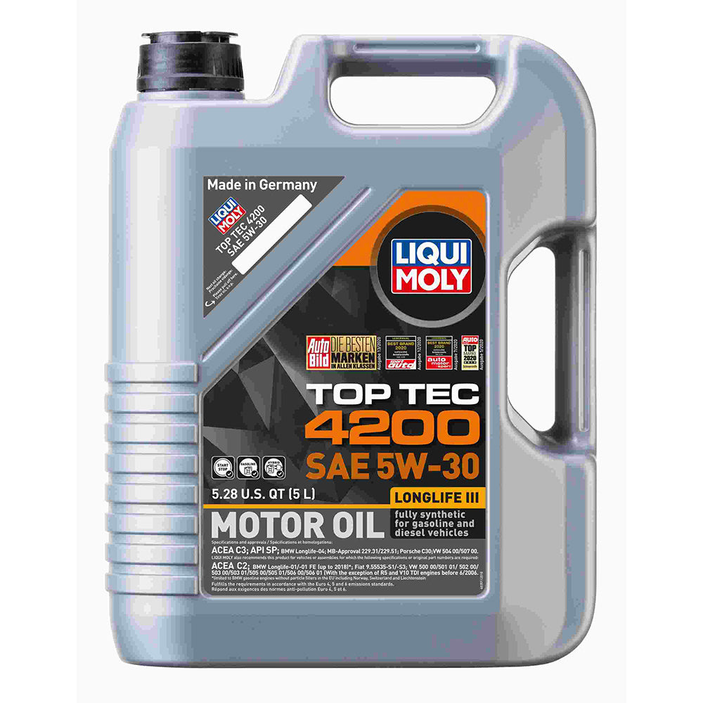 Liqui Moly 2011 Top Tec 4200 SAE 5W-30 New Generation, 5 Liter