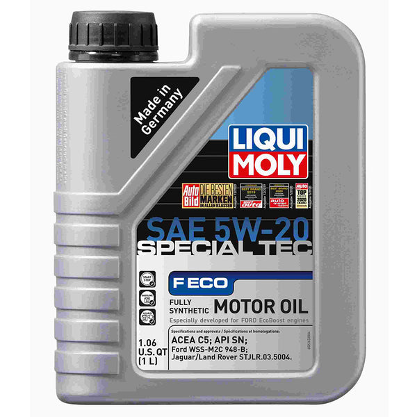 Liqui Moly 2263 Special Tec F ECO SAE 5W-20 Full Synthetic Motor Oil, 5 Liters