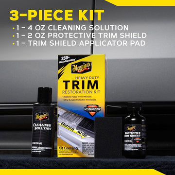 Meguiar's G250100 Heavy Duty Trim Restoration Kit