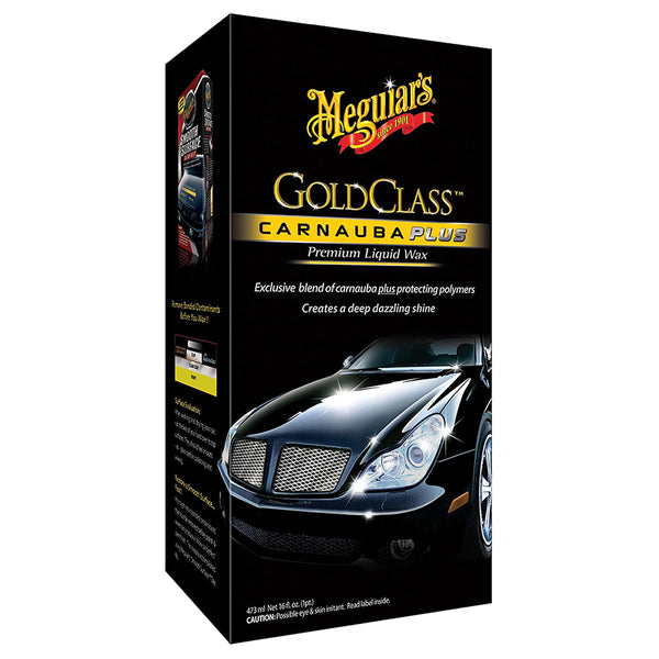 Meguiar's G7016 Gold Class Carnauba Plus Premium Liquid Wax, 16 oz