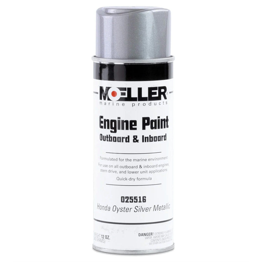 Moeller 025516 EP Honda Marine Paint, Silver Metallic, 12oz